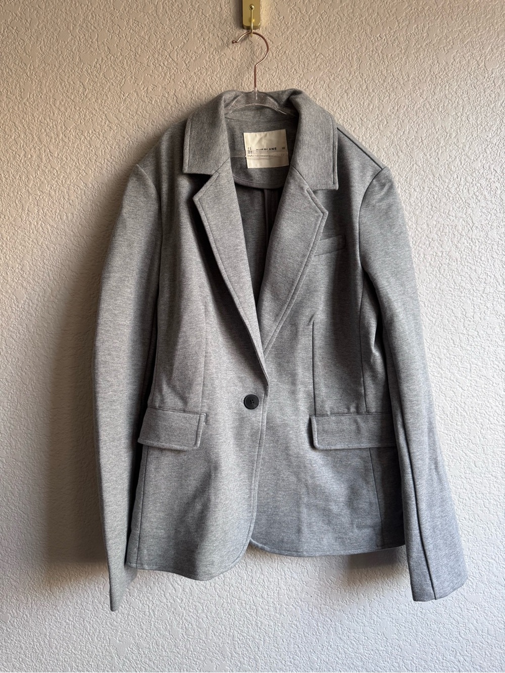 Everlane Dream Blazer in Mid Heather Grey
